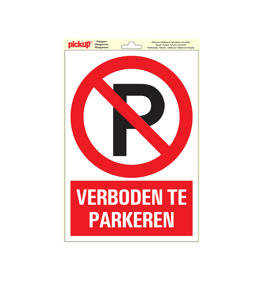 Pickup Pictogram X Cm Verboden Te Parkeren Europoint Bvba