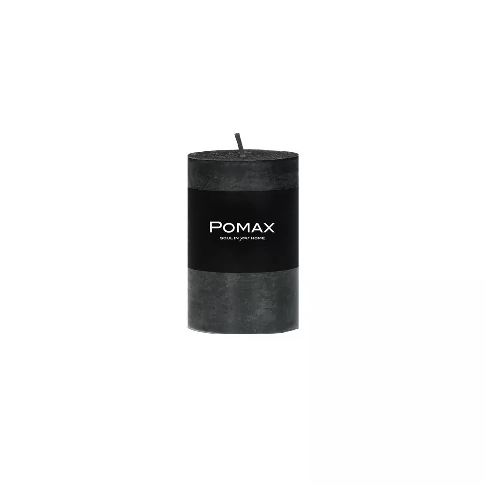 POMAX Kaars 5cmx8cm - zwart*
