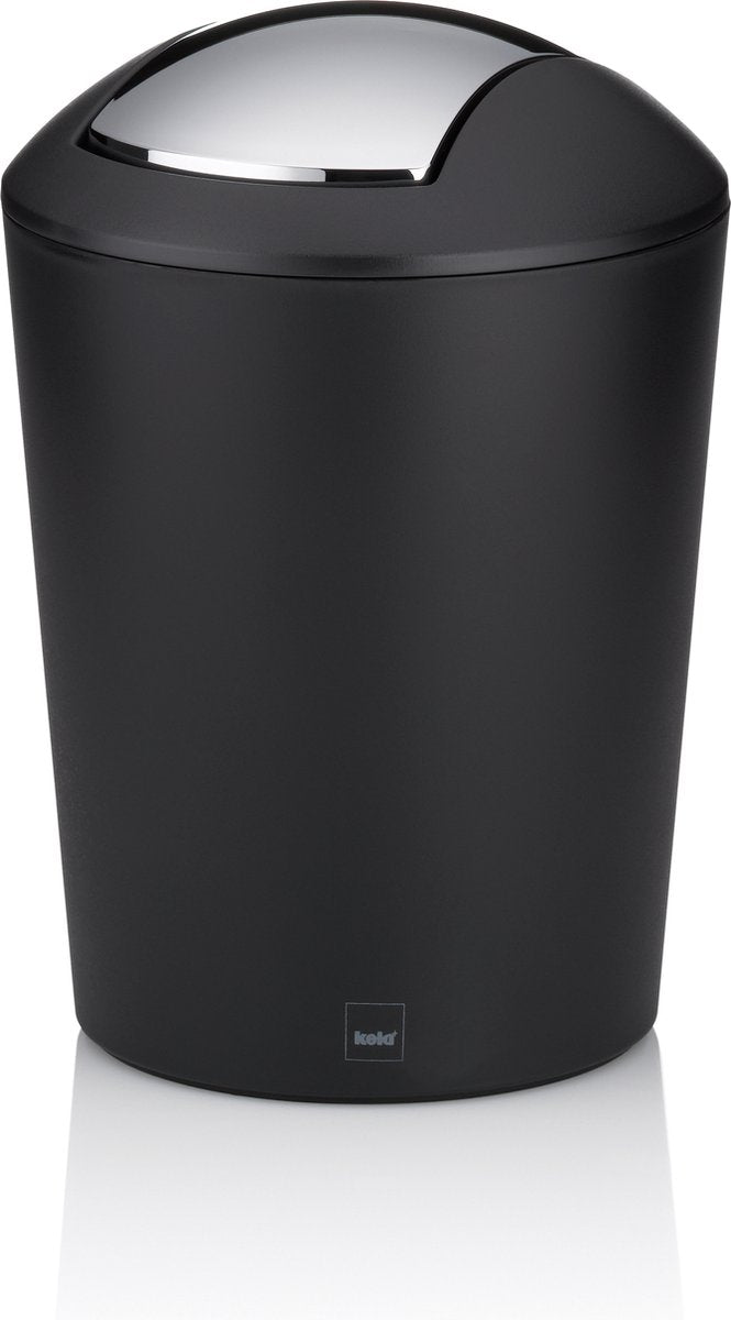 KELA Marta cosmetica vuilbakje - 1.7L 15x21cm - zwart