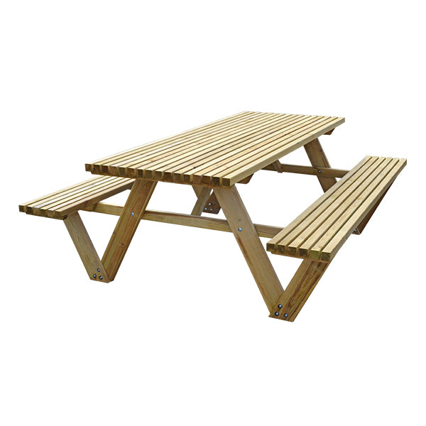 Picknicktafel CORDOBA - FSC 200X140X80 CM GRENEN GEIMPREGNEERD