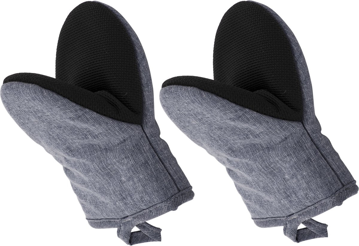 TISECO Stella grijp wanten 2st.- zwart