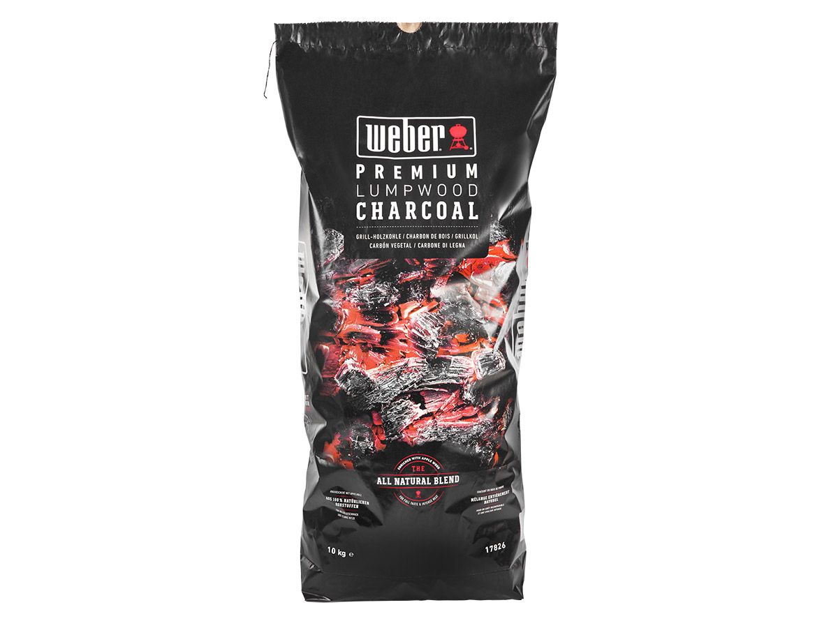 WEBER Houtskool lumpwood - 10kg (*24/pallet)     1782624 prijs per zak