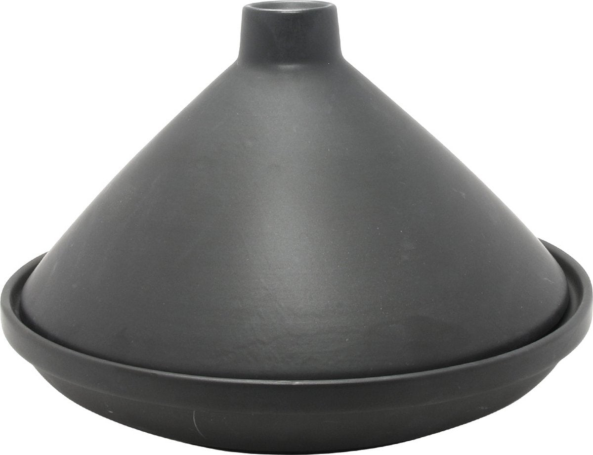 Tajine 24x14.5cm - zwart mat