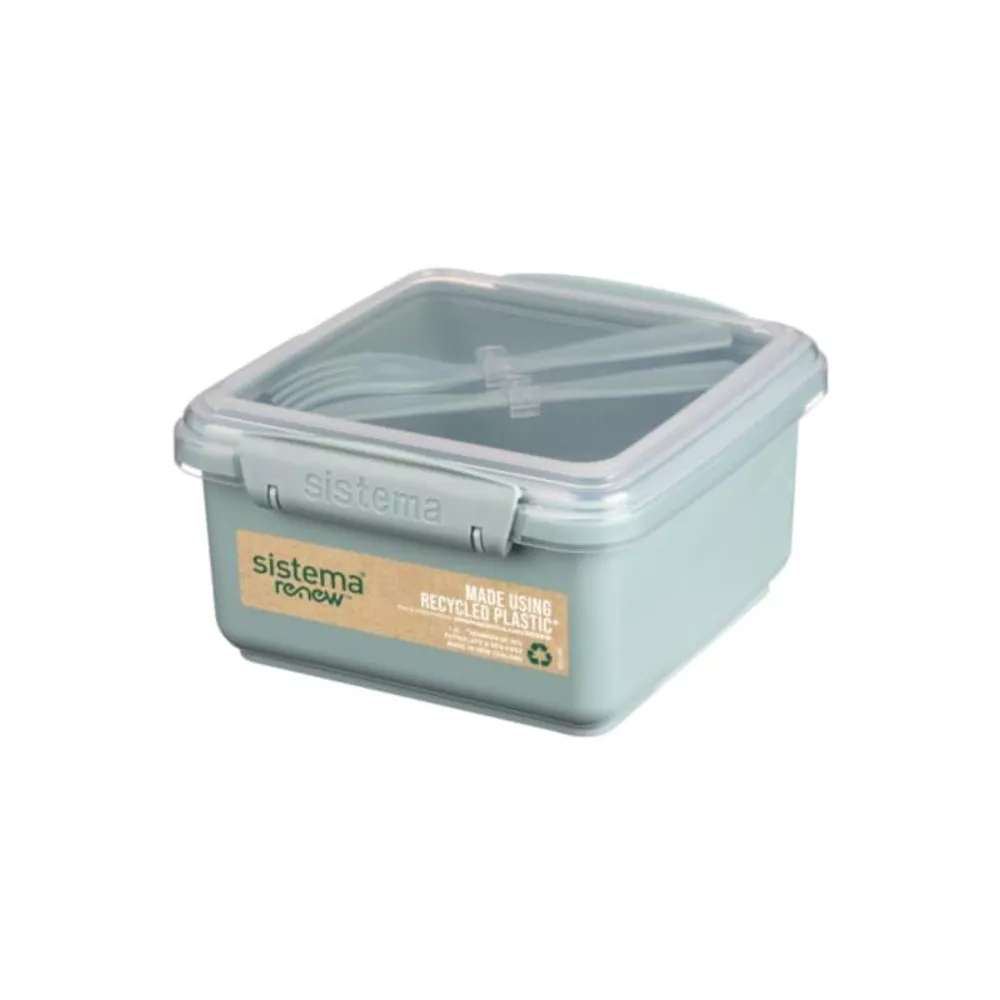 SISTEMA Renew - Lunchbox m/ bestek -1.2L