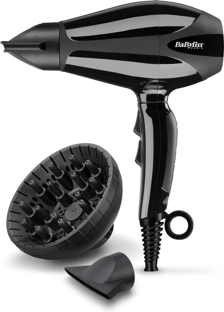 BABYLISS Haardroger compact pro 2400W - zwart