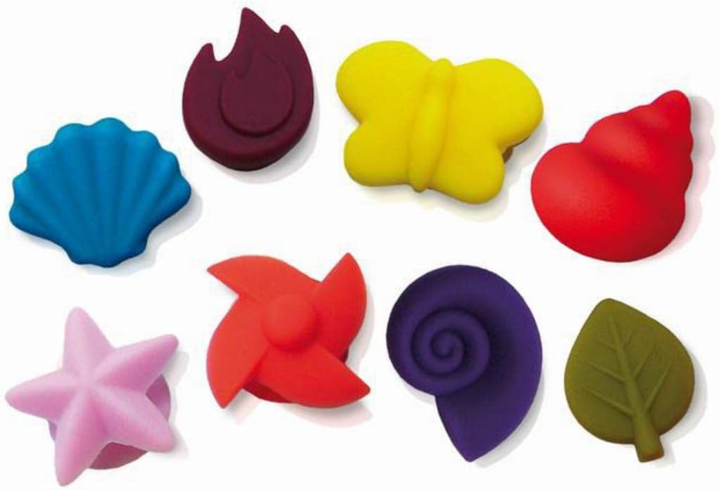 VIN BOUQUET Glasmarkeerders funny 8st.