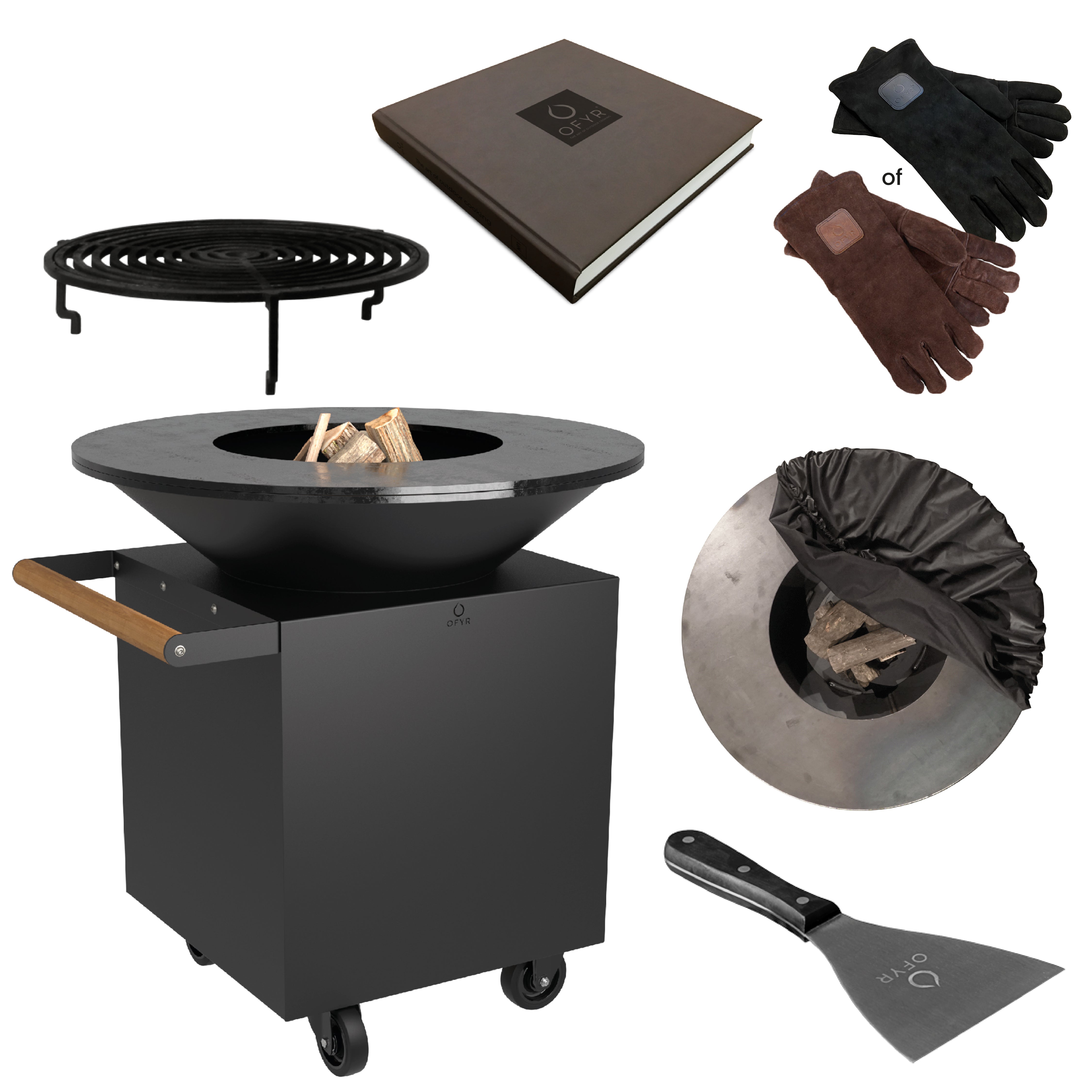 OFYR CLASSIC BLACK 100 PRO INCLUSIEF SOFT COVER BLACK + SPATEL