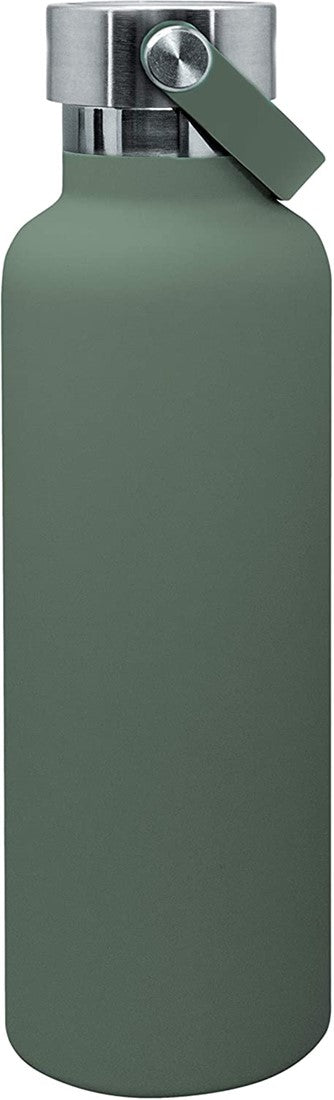 NERTHUS Drinkfles vacuum 750ml - kaki warm & koud