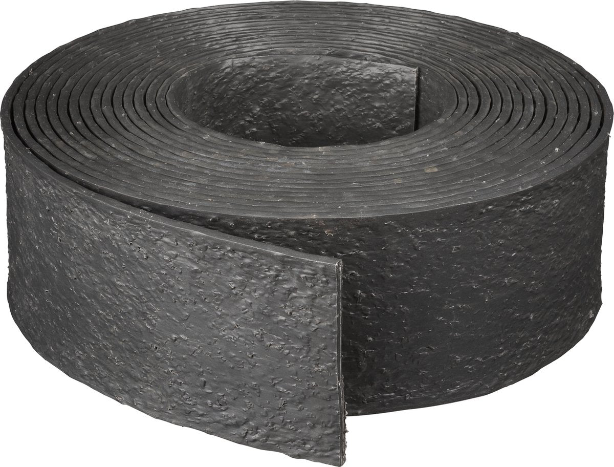 NATURE Borderrand - H12cmx12m - zwart