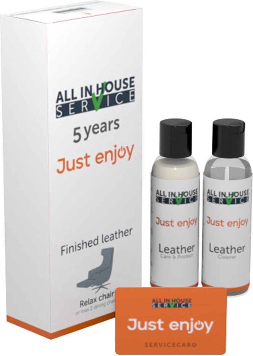 AIHS Just Enjoy Finished leather kit - 5jaar - fauteuil/ relax