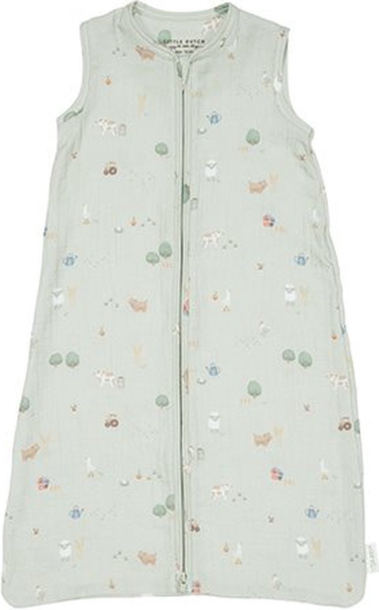 LITTLE DUTCH Slaapzak zomer hydrofiel 100cm - little farm
