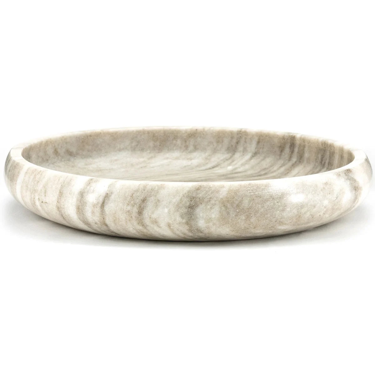 BY BOO Club schaal - 38x38x6cm - marmer