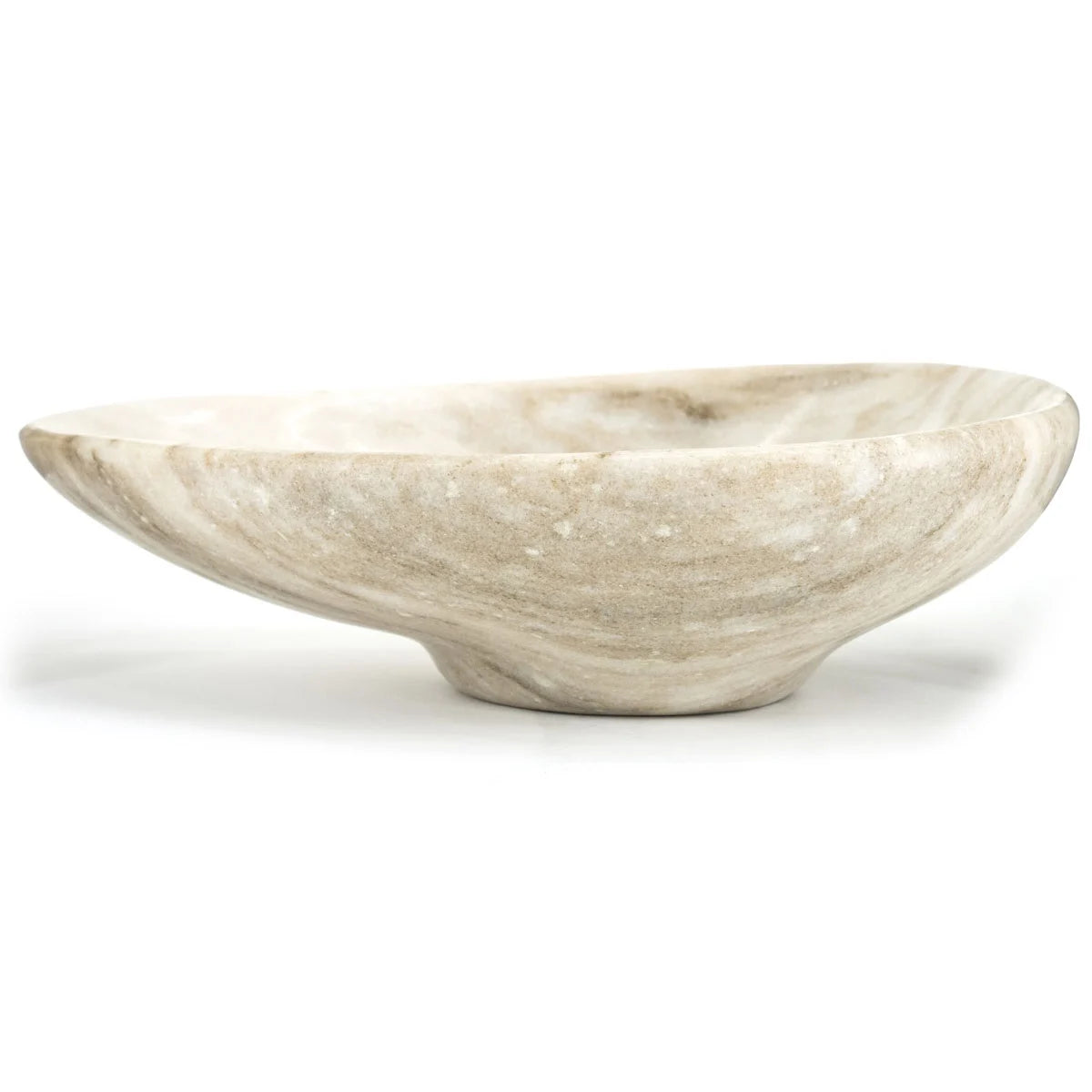 BY BOO Grigio schaal - 43x27x12cm - marmer