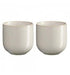 ASA Coppa - Set 2 theebekers 200ml - tofu nude