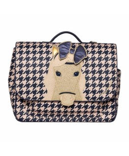 JEUNE PREMIER Schooltas It bag midi - houndstooth horse