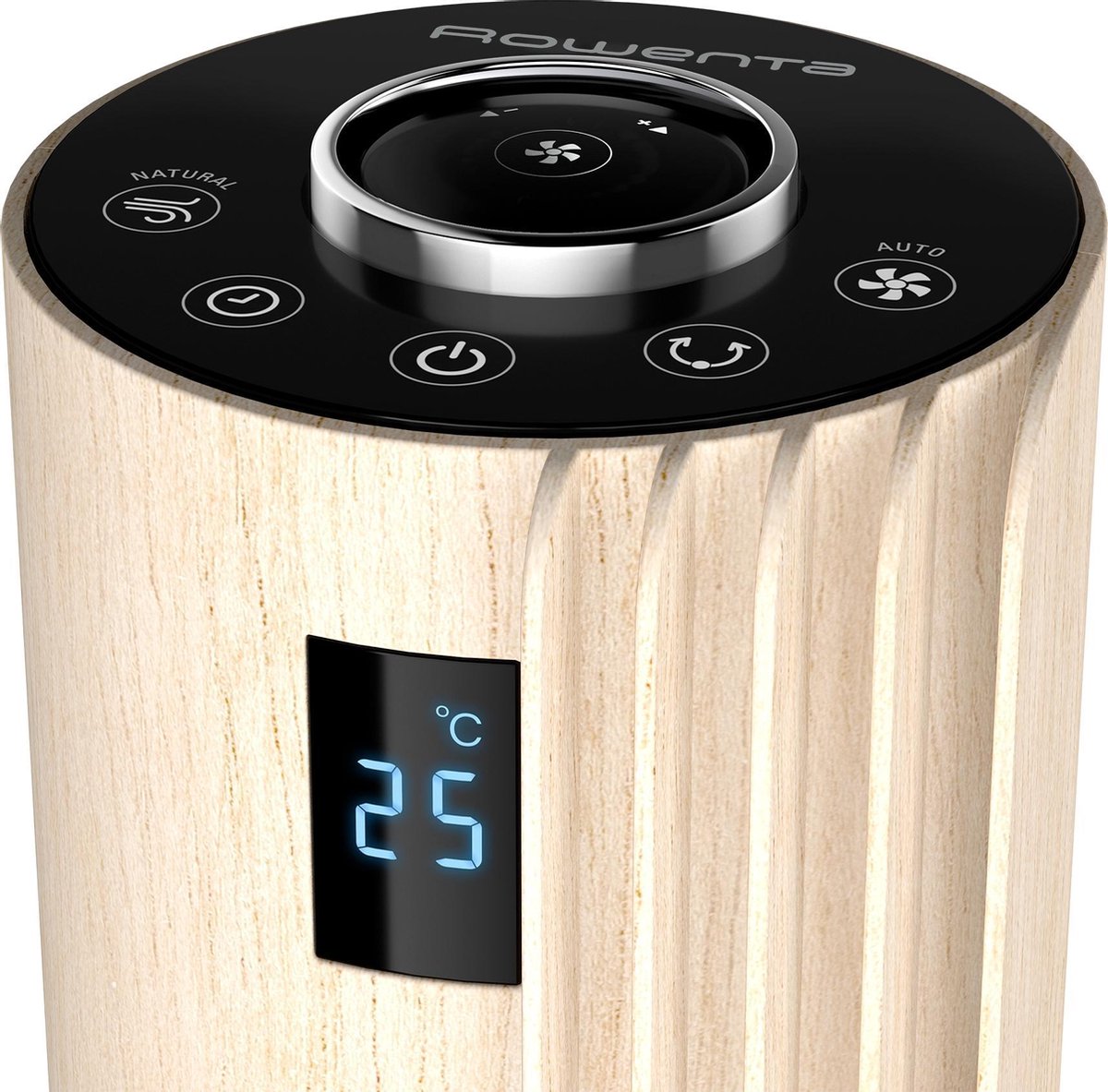 Rowenta Urban Cool torenventilator 86cm VU6770 VU6770 Zwart/hout