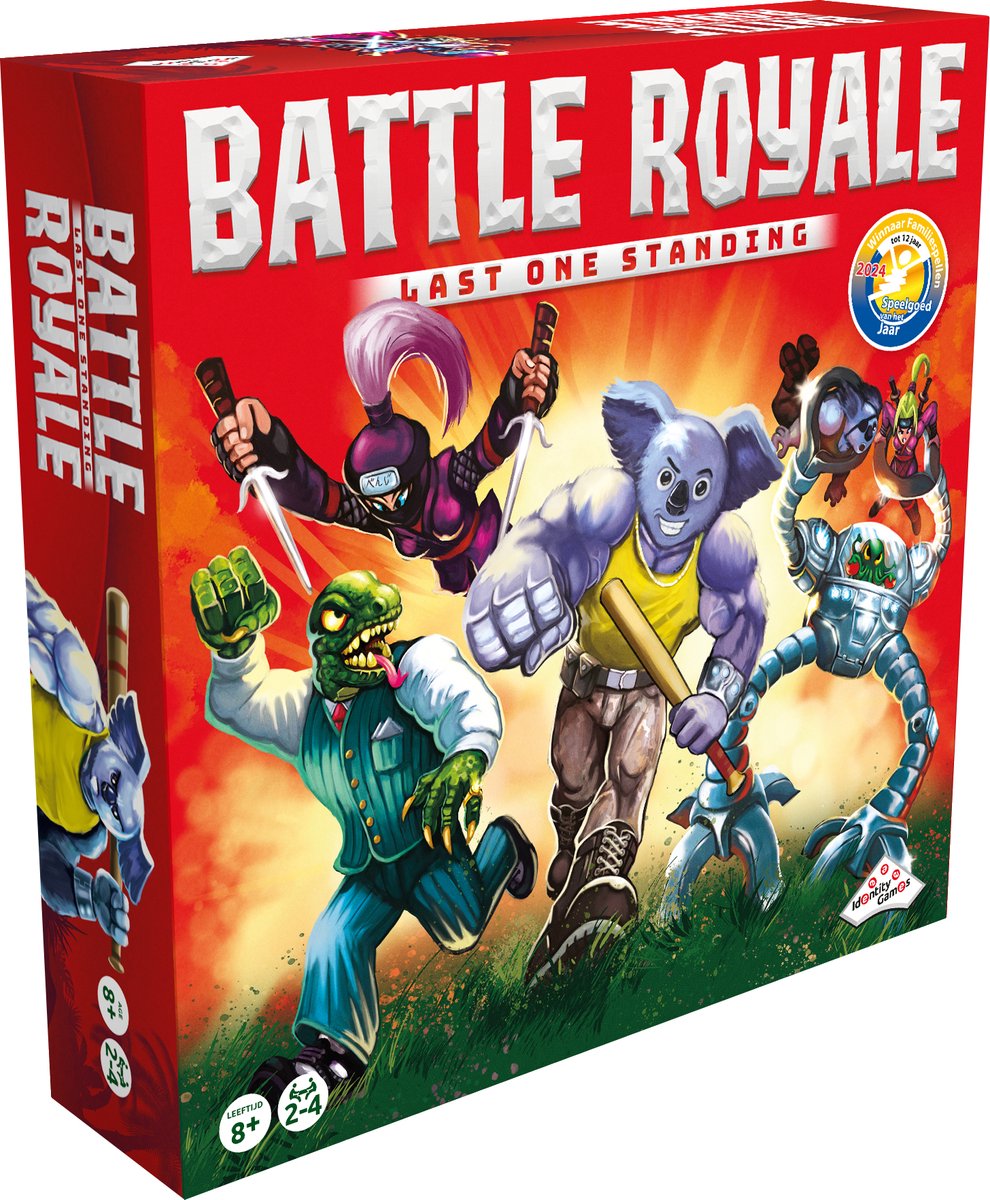 IDENTITY GAMES Batlle Royal Last One Sta nding - vanaf 8 Jaar  minimum 2 spelers