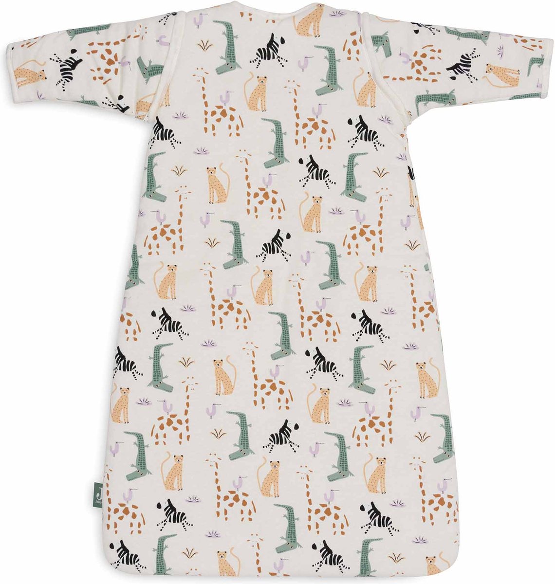 JOLLEIN slaapzak afritsbare mouw 70cm - jungle jambo