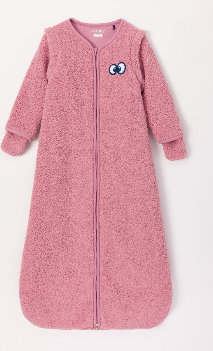 WOODY Slaapzak - zachtroos - 70cm