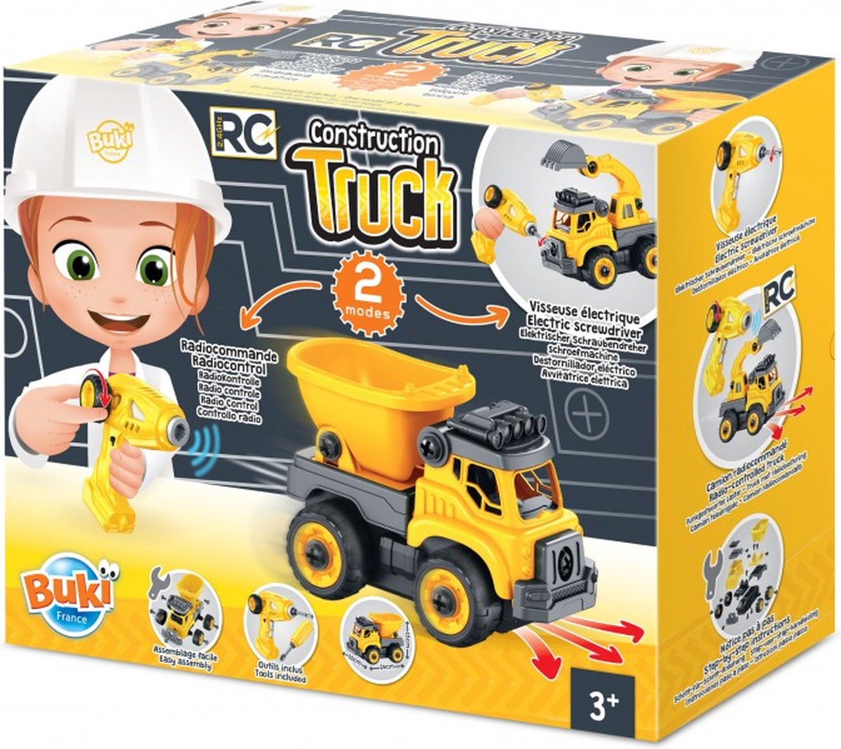 BUKI - Mini Sciences - Bouwvrachtwagen RC