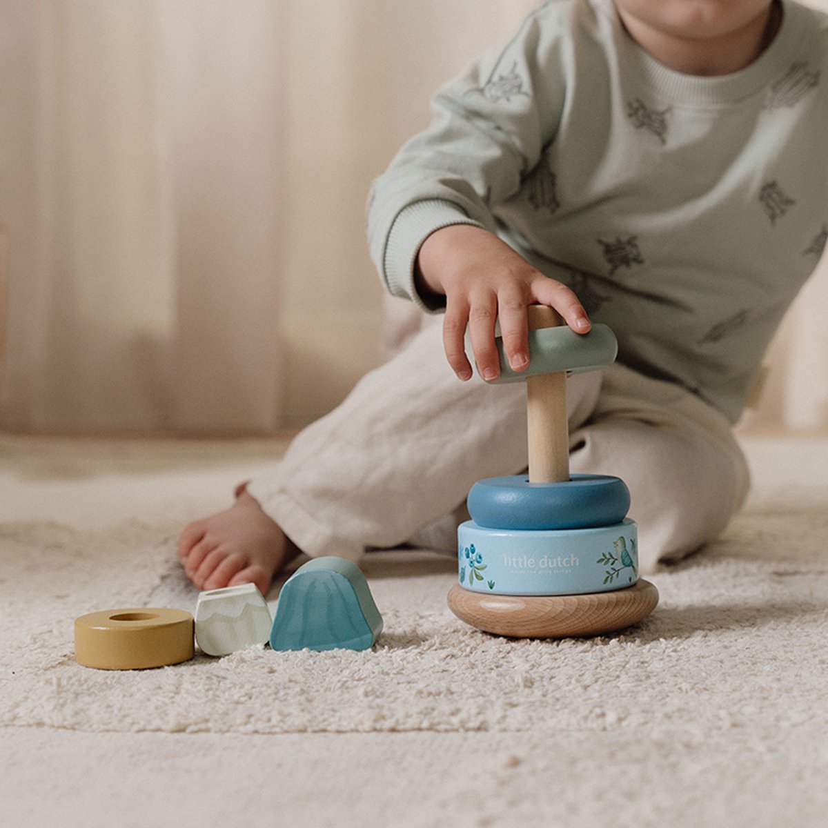 LITTLE DUTCH Tuimelstapelaar hout forest friends