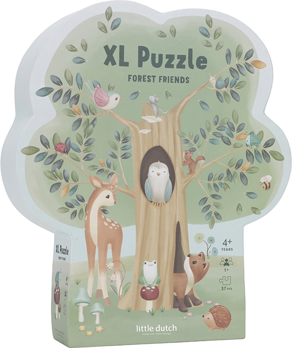LITTLE DUTCH Vloerpuzzel forest friends