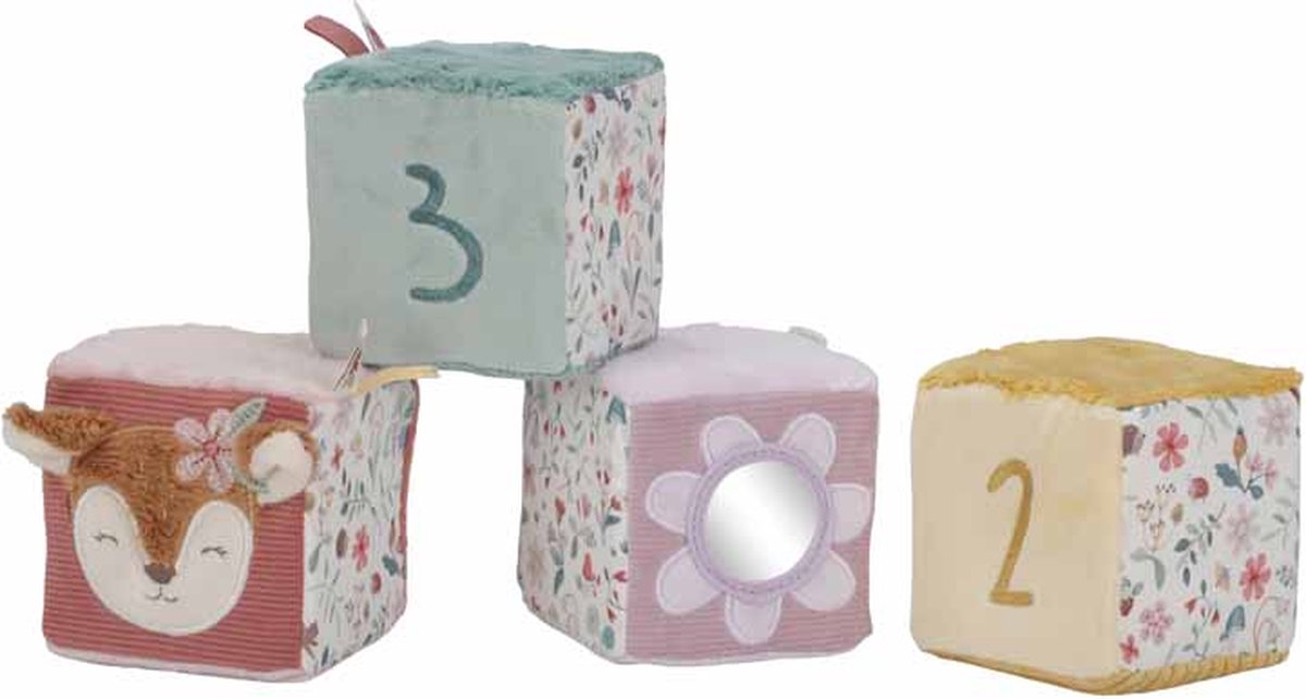 LITTLE DUTCH Zachte blokkenset fairy garden