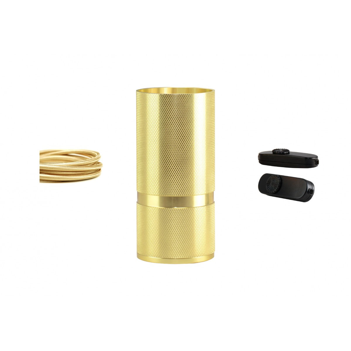 MESSAGE IN THE BULB Madison sokkel E27 - Dimbaar - 7x16cm - goud kleur