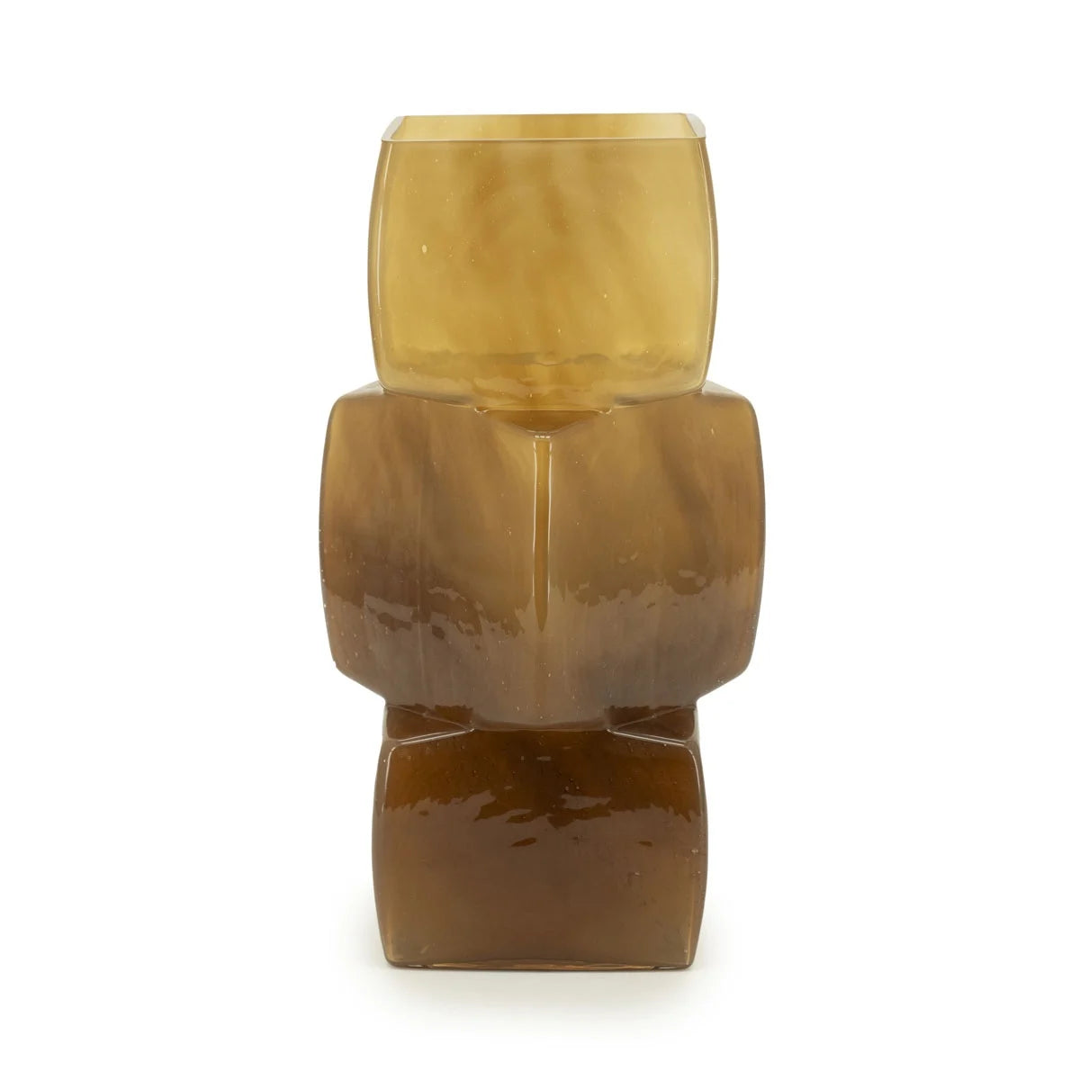 BY BOO Batu vaas - 16x30cm - mosterd TU UC