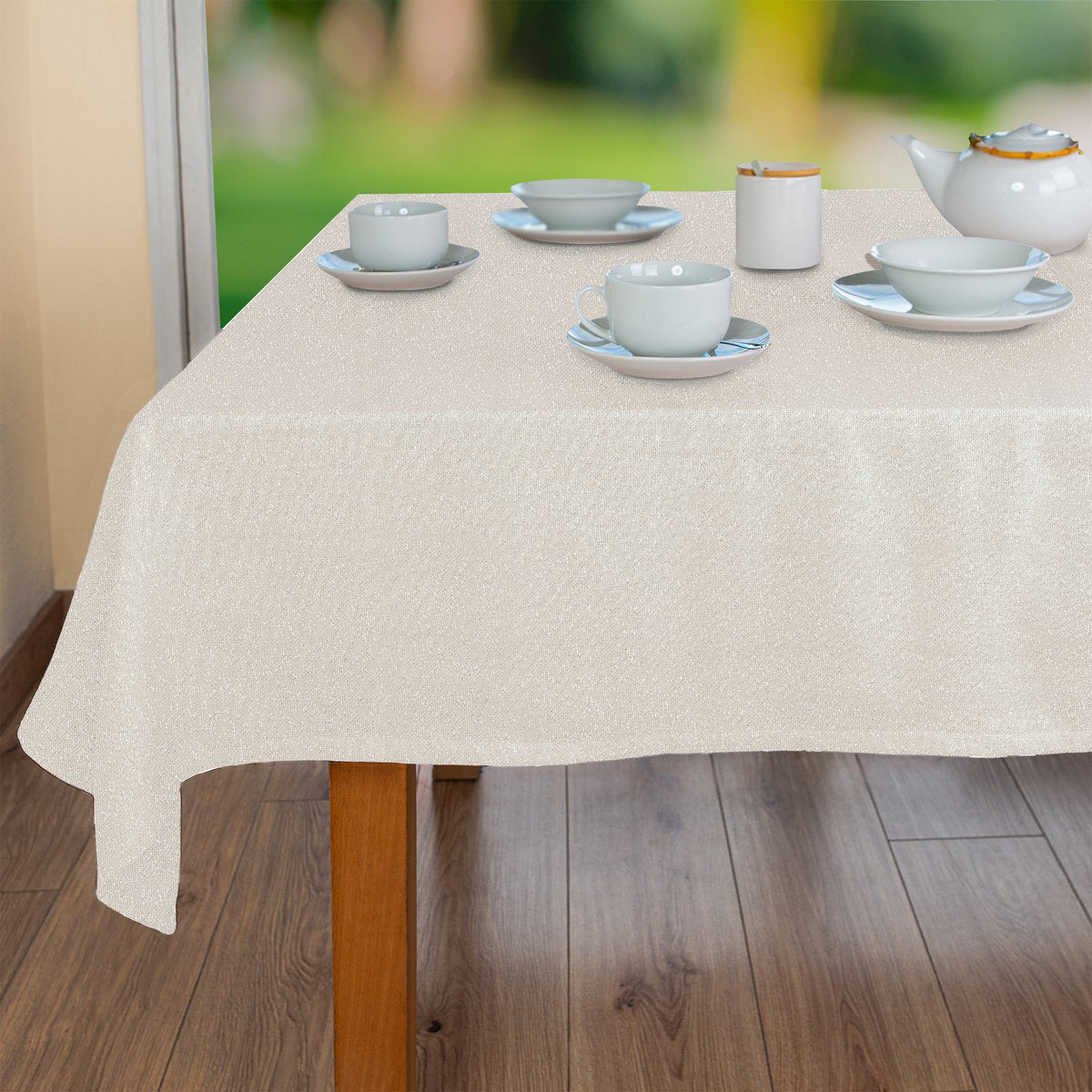 WOW Tafellaken - 150x250cm - glow champagne champagne