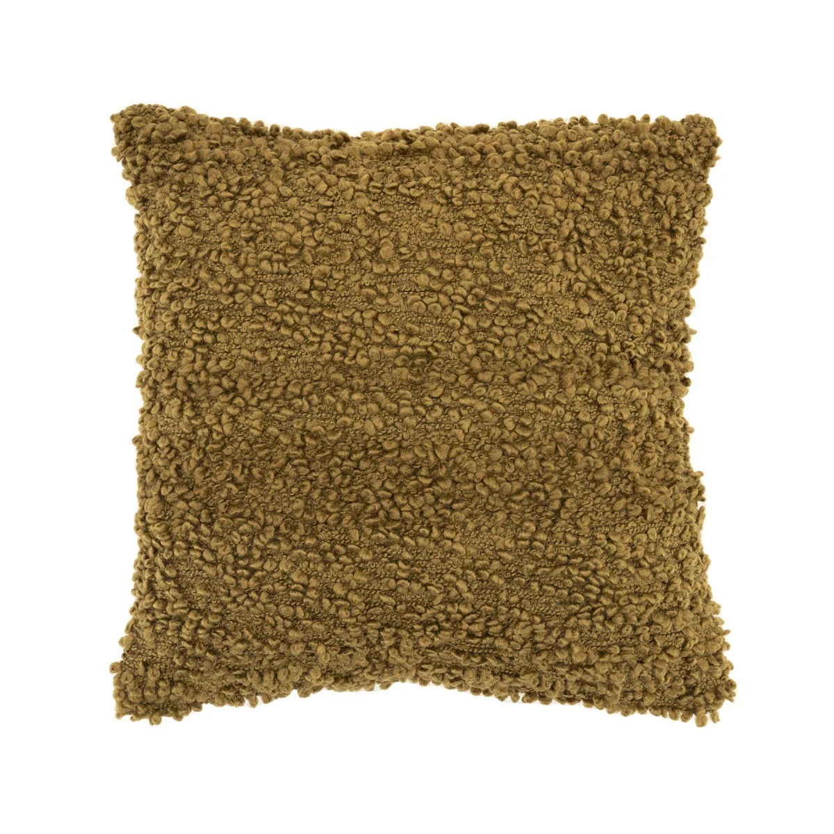 BY BOO Vista kussen - 50x50cm - mosterd
