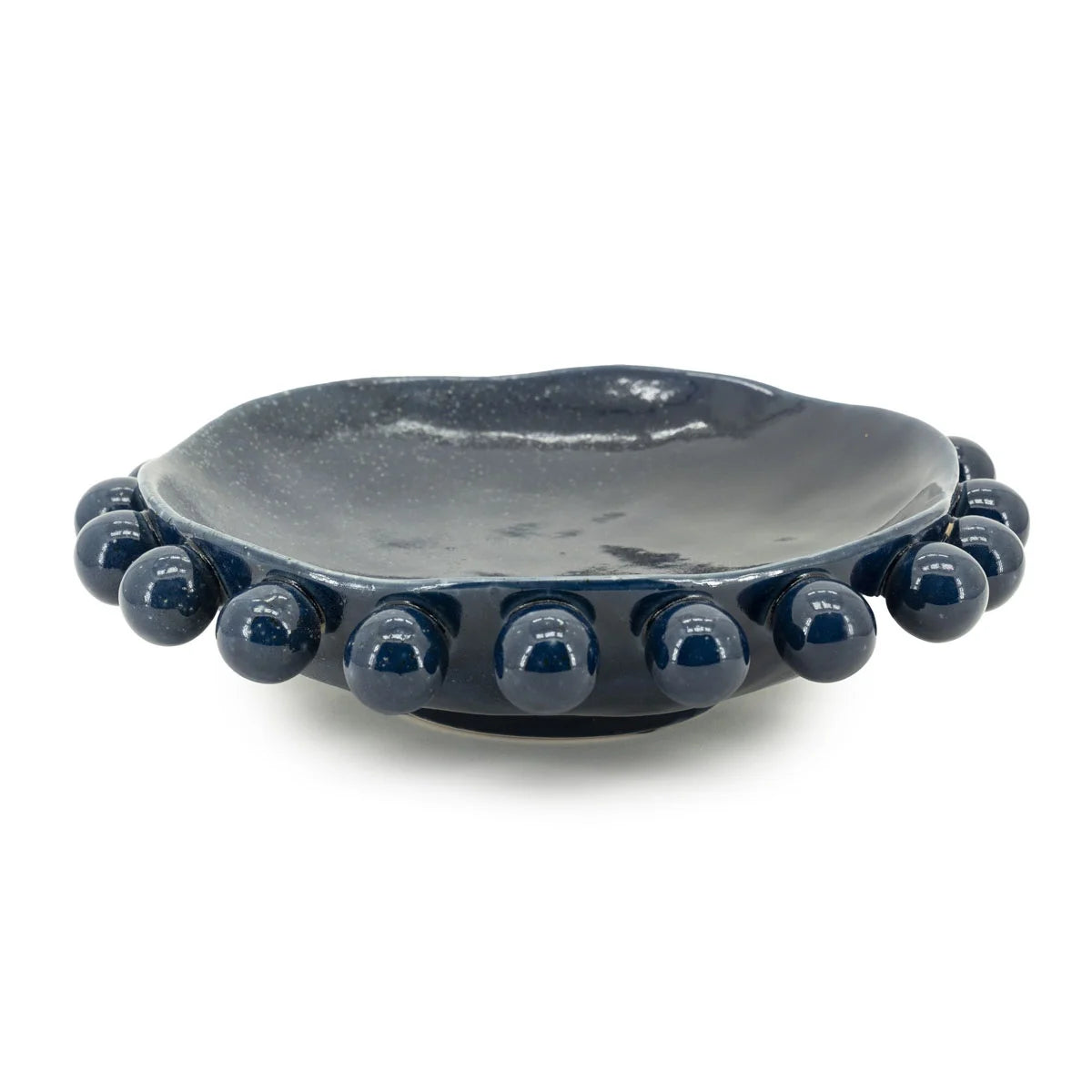 BY BOO Viro bowl - 35.5x9cm - blauw