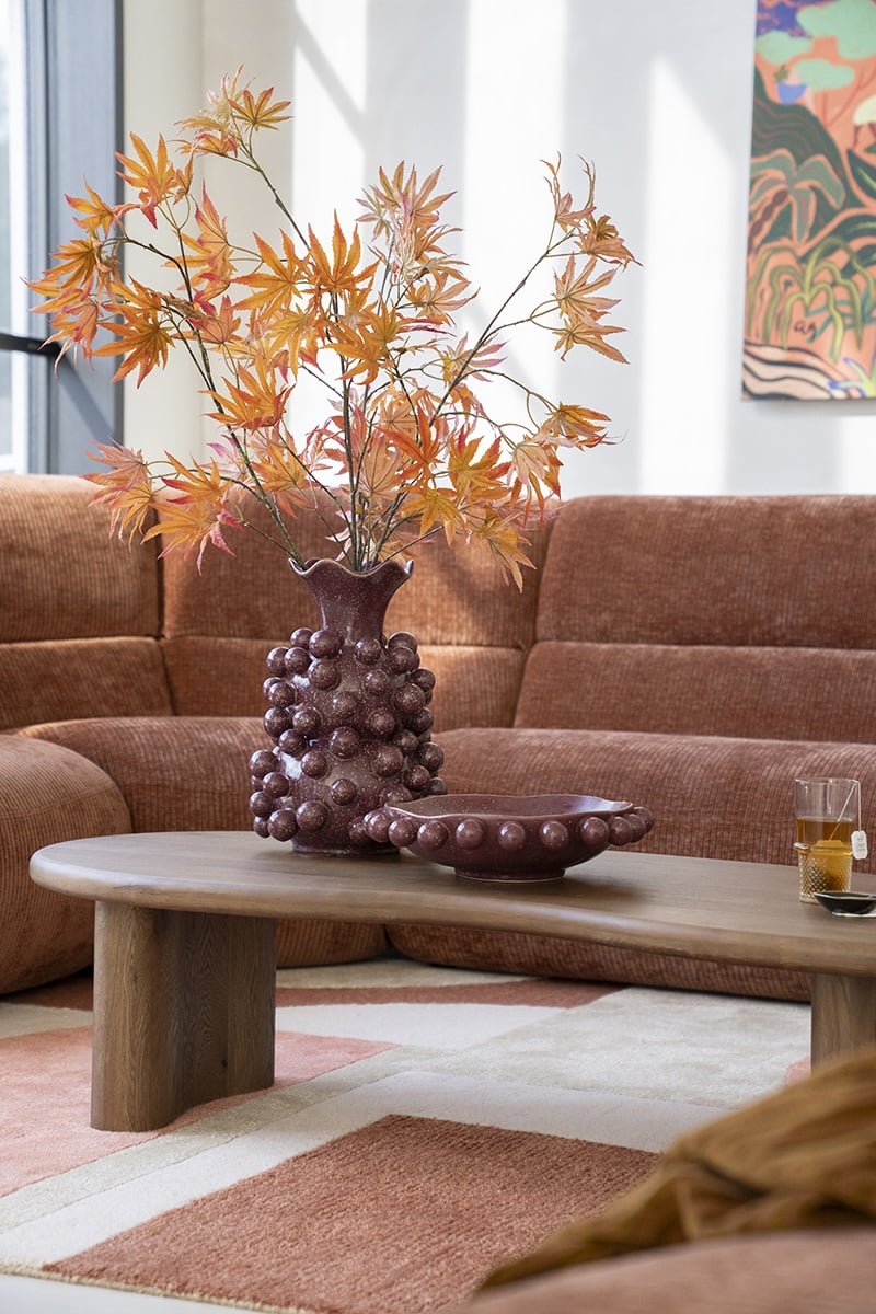 BY BOO Viro vaas - burgundy