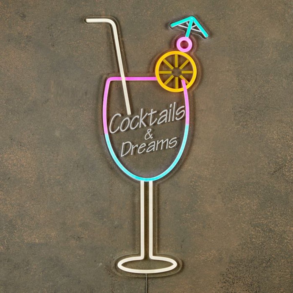 Neonlight cocktail - 28x59.5cm