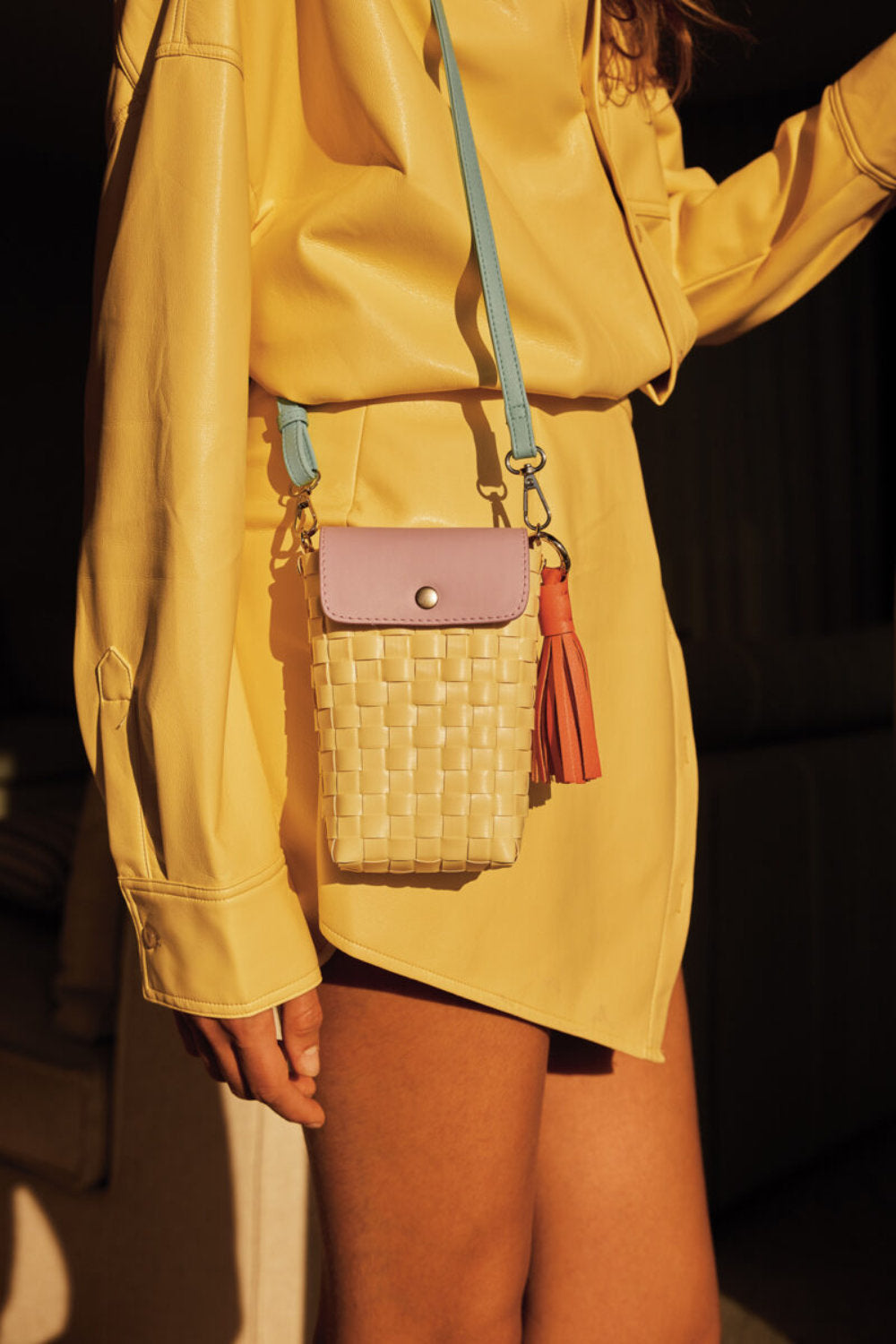 HANDED BY Scoop crossbody bag XS - vanilla yellow