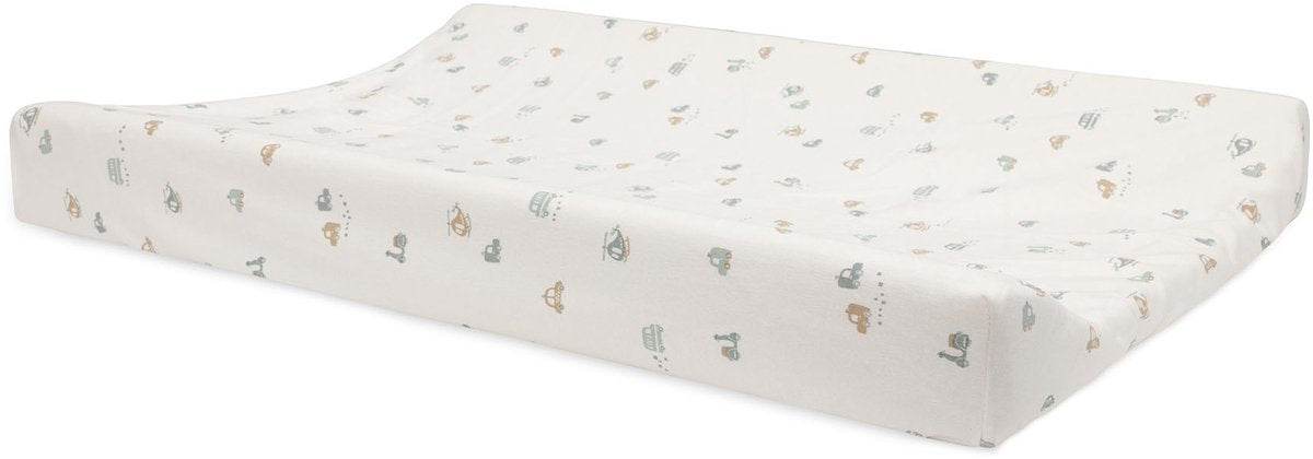 JOLLEIN Hoes voor aankleedkussen jersey- 50x70cm - on the go