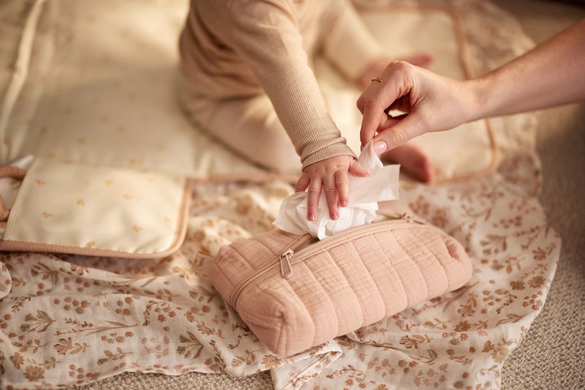 JOLLEIN Billendoekjes etui - wild rose