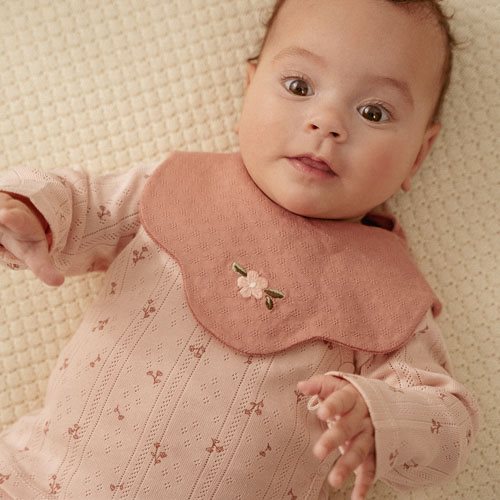 Little Dutch Fairy Flowers - bib set of 2 multi - roze - one size