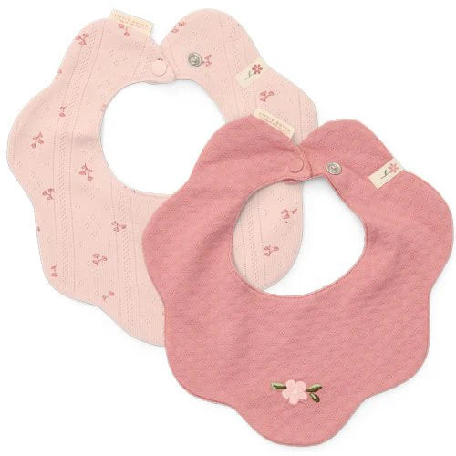 Little Dutch Fairy Flowers - bib set of 2 multi - roze - one size