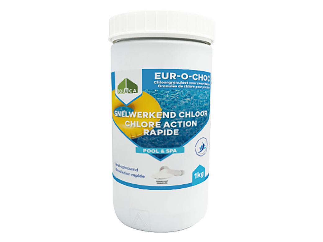 TOLUCA Eur-O-Choc snelwerkend chloor 1kg