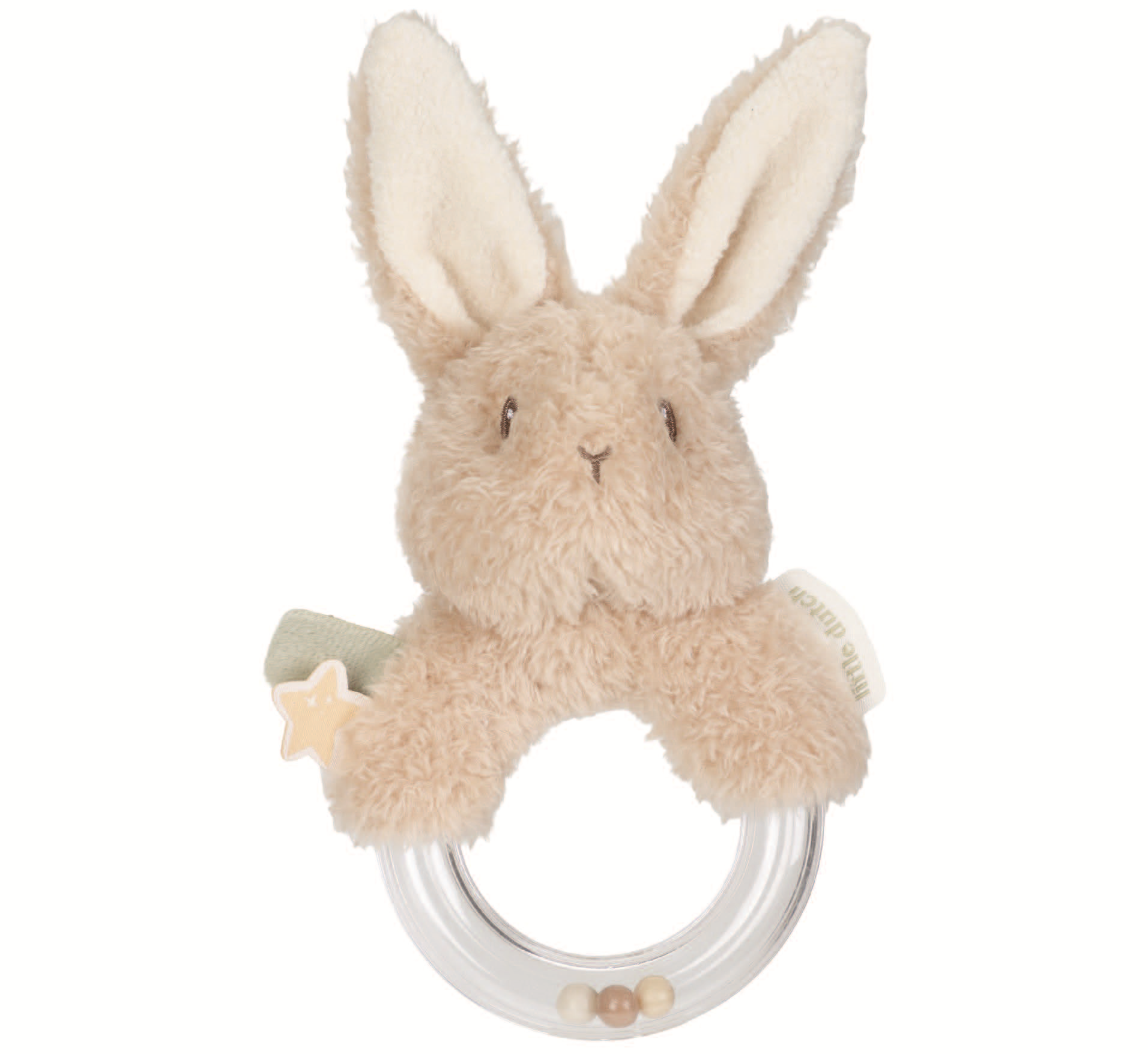 LITTLE DUTCH Newborn Naturals rammelaar ringrammelaar