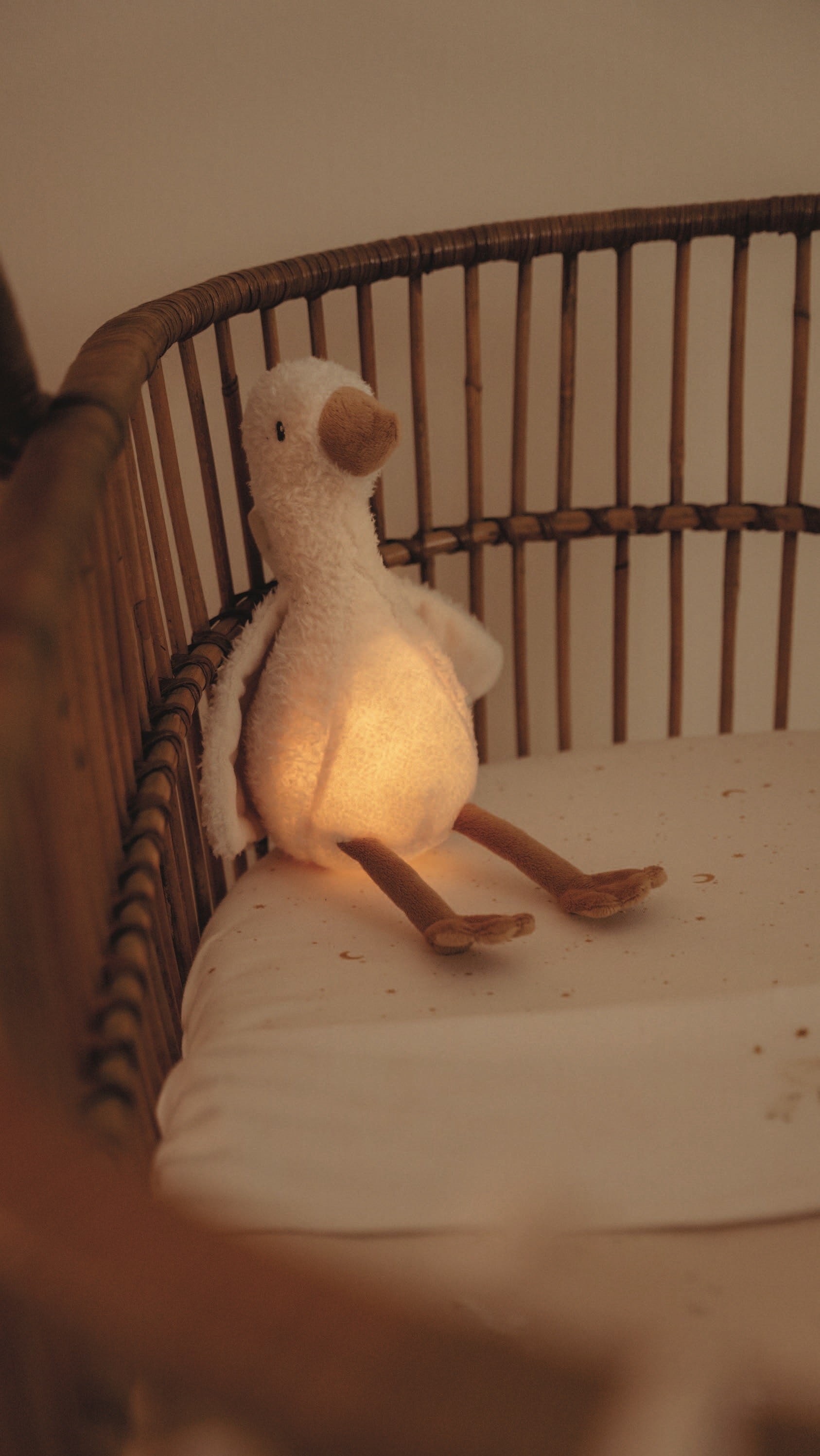 LITTLE DUTCH Knuffelgans - licht/geluid