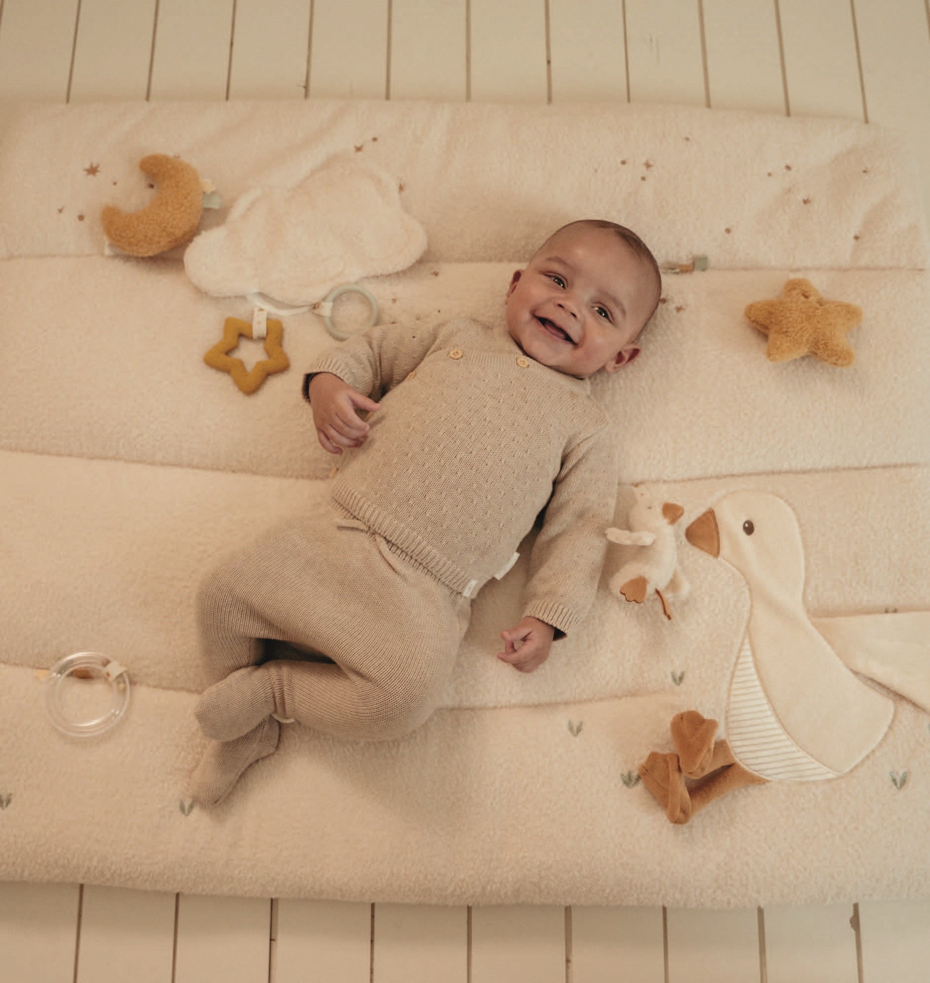 LITTLE DUTCH Newborn Naturals boxkleed