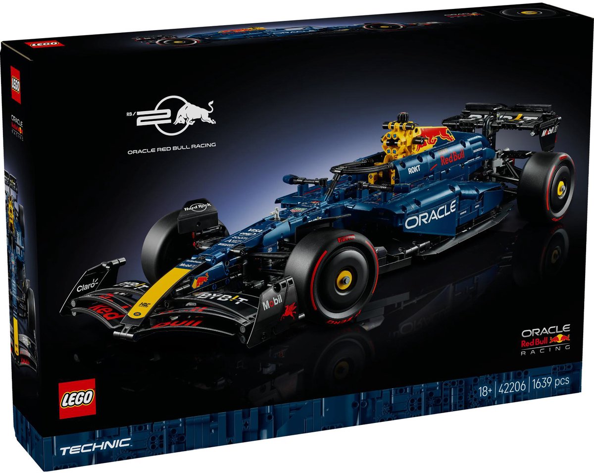 LEGO TECHNIC 42206 Oracle Red Bull racing RB20 F1 auto