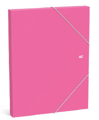 QC PASTEL NEON Documenten box - Neon pink