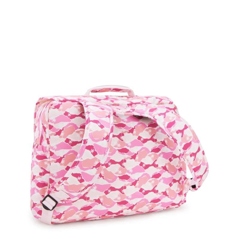 KIPLING Codie M schooltas - pink palm