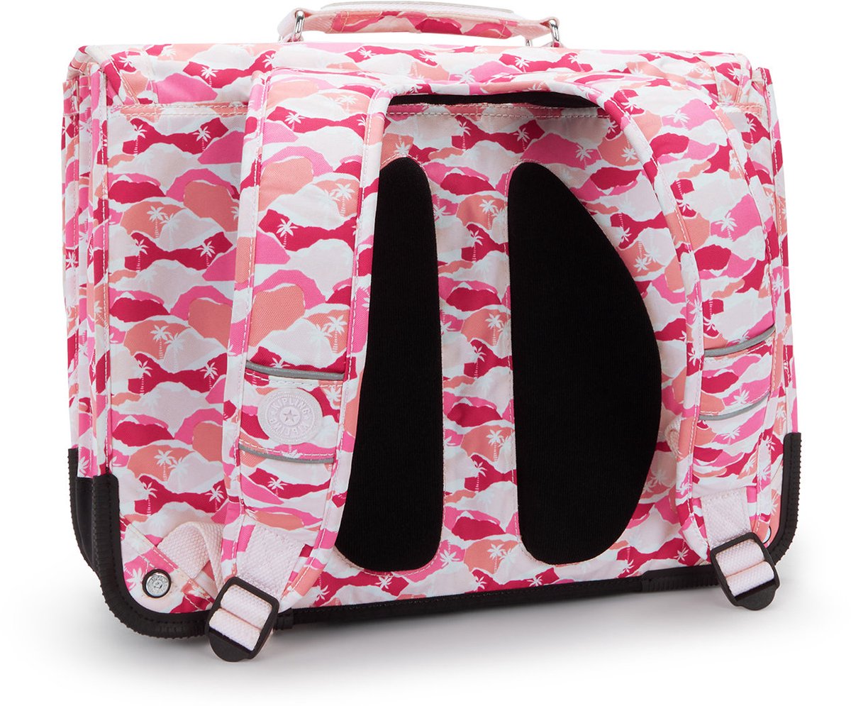 KIPLING Preppy schooltas - pink palm