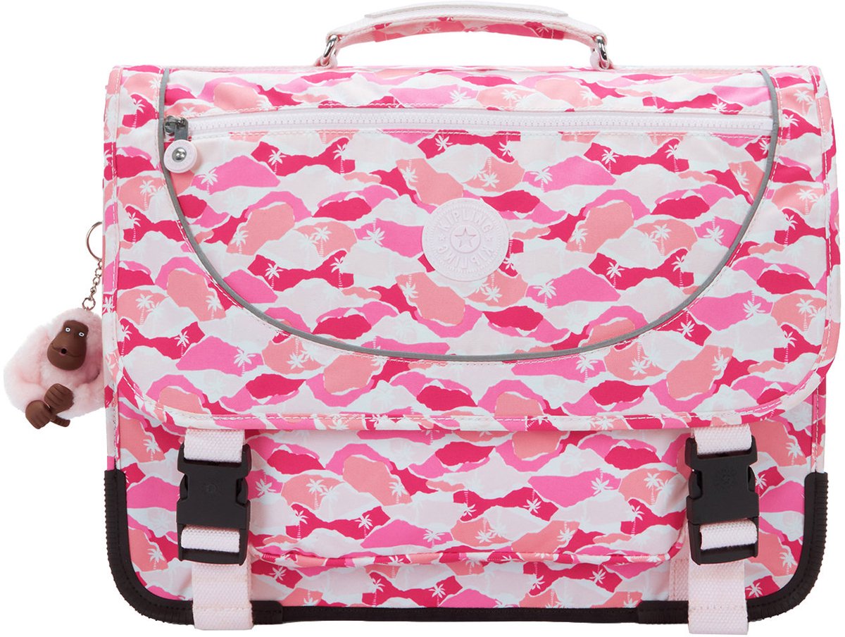 KIPLING Preppy schooltas - pink palm