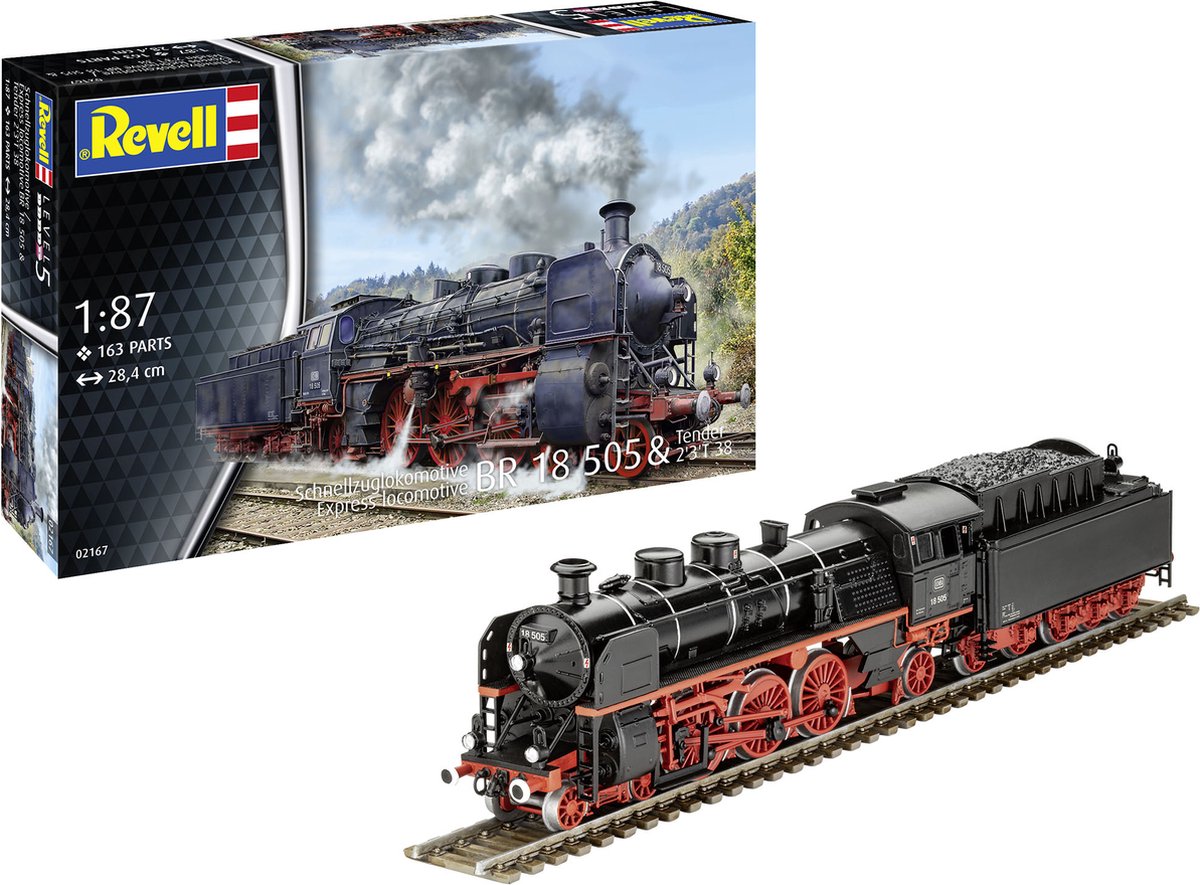 REVELL - Sneltreinlocomotief BR 18 505 met tender