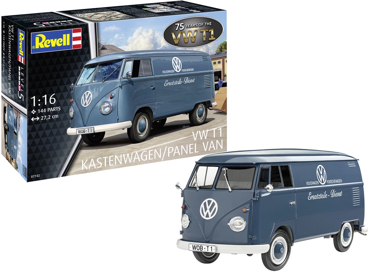 REVELL - VW T1 gesloten bestelwagen